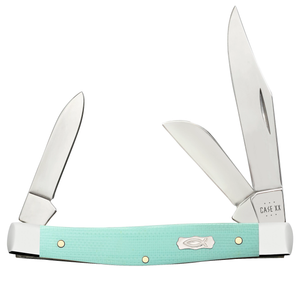 W.R. Case XX Knives Medium Stockman Seafoam Green G-10 18102 Stainless Steel Pocket Knife