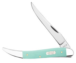 W.R. Case XX Knives Medium Toothpick Seafoam Green G-10 18105 Stainless Steel Pocket Knife