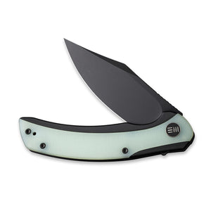 WE Knife Co., Ltd™ Snick Frame Lock WE19022F-4 Natural G10 and Black 6AL4V Titanium CPM 20CV Stainless Steel Pocket Knife