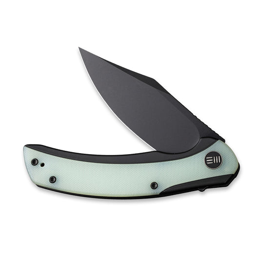 WE Knife Co., Ltd™ Snick Frame Lock WE19022F-4 Natural G10 and Black 6AL4V Titanium CPM 20CV Stainless Steel Pocket Knife