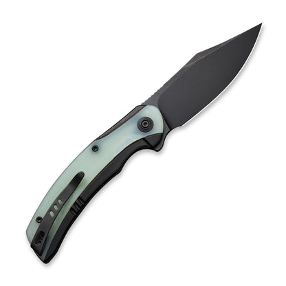 WE Knife Co., Ltd™ Snick Frame Lock WE19022F-4 Natural G10 and Black 6AL4V Titanium CPM 20CV Stainless Steel Pocket Knife
