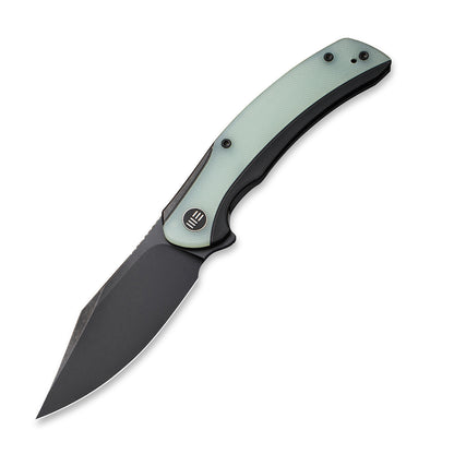 WE Knife Co., Ltd™ Snick Frame Lock WE19022F-4 Natural G10 and Black 6AL4V Titanium CPM 20CV Stainless Steel Pocket Knife