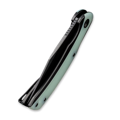 WE Knife Co., Ltd™ Snick Frame Lock WE19022F-4 Natural G10 and Black 6AL4V Titanium CPM 20CV Stainless Steel Pocket Knife