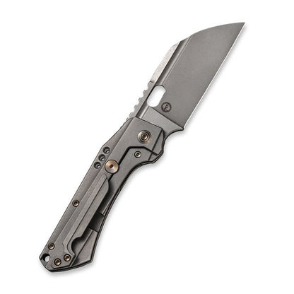 WE Knife Co., Ltd™ Roxi 3 Frame Lock WE19072-1 Gray 6AL4V Titanium CPM S35VN Stainless Steel Pocket Knife