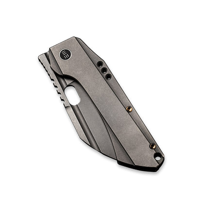 WE Knife Co., Ltd™ Roxi 3 Frame Lock WE19072-1 Gray 6AL4V Titanium CPM S35VN Stainless Steel Pocket Knife