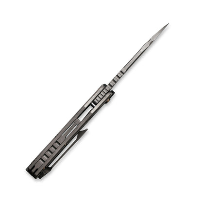 WE Knife Co., Ltd™ Roxi 3 Frame Lock WE19072-1 Gray 6AL4V Titanium CPM S35VN Stainless Steel Pocket Knife