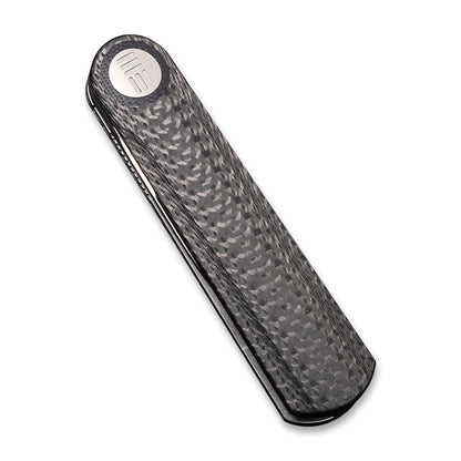 WE Knife Co., Ltd™ Eidolon Liner Lock WE19074A-C Black Twill Carbon Fiber CPM 20CV Stainless Steel Pocket Knife