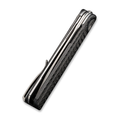 WE Knife Co., Ltd™ Eidolon Liner Lock WE19074A-C Black Twill Carbon Fiber CPM 20CV Stainless Steel Pocket Knife