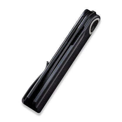 WE Knife Co., Ltd™ Eidolon Liner Lock WE19074A-D Black G10 CPM 20CV Stainless Steel Pocket Knife