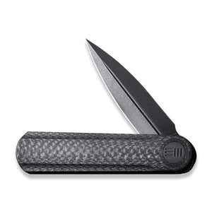 WE Knife Co., Ltd™ Eidolon Liner Lock WE19074B-C Black Twill Carbon Fiber CPM 20CV Stainless Steel Pocket Knife