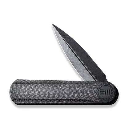 WE Knife Co., Ltd™ Eidolon Liner Lock WE19074B-C Black Twill Carbon Fiber CPM 20CV Stainless Steel Pocket Knife