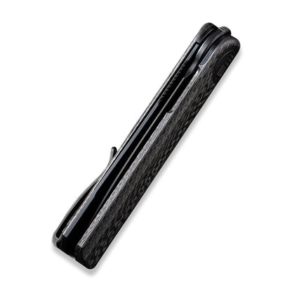 WE Knife Co., Ltd™ Eidolon Liner Lock WE19074B-C Black Twill Carbon Fiber CPM 20CV Stainless Steel Pocket Knife