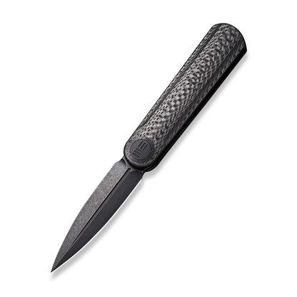WE Knife Co., Ltd™ Eidolon Liner Lock WE19074B-C Black Twill Carbon Fiber CPM 20CV Stainless Steel Pocket Knife