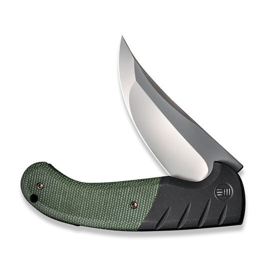WE Knife Co., Ltd™ Curvaceous Frame Lock WE20012-2 Green Micarta CPM 20CV Stainless Steel Pocket Knife