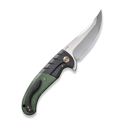 WE Knife Co., Ltd™ Curvaceous Frame Lock WE20012-2 Green Micarta CPM 20CV Stainless Steel Pocket Knife