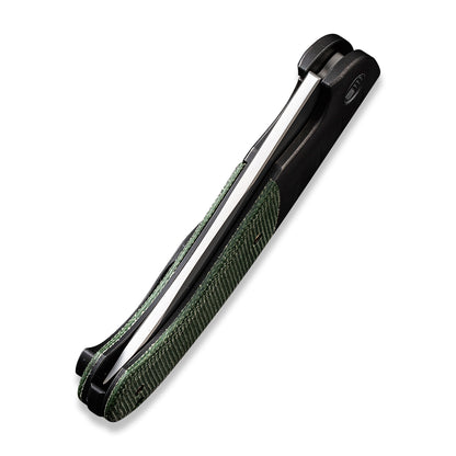 WE Knife Co., Ltd™ Curvaceous Frame Lock WE20012-2 Green Micarta CPM 20CV Stainless Steel Pocket Knife