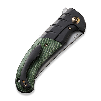 WE Knife Co., Ltd™ Curvaceous Frame Lock WE20012-2 Green Micarta CPM 20CV Stainless Steel Pocket Knife