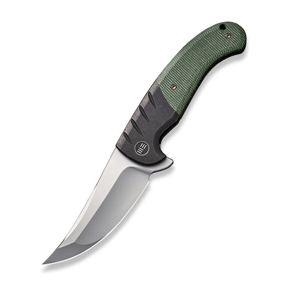 WE Knife Co., Ltd™ Curvaceous Frame Lock WE20012-2 Green Micarta CPM 20CV Stainless Steel Pocket Knife