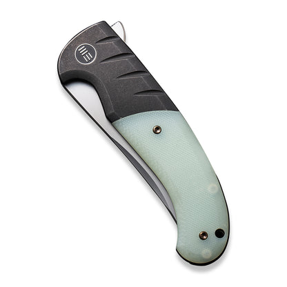 WE Knife Co., Ltd™ Curvaceous Frame Lock WE20012-3 Natural G10 CPM 20CV Stainless Steel Pocket Knife