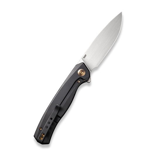 WE Knife Co., Ltd™ Seer Frame Lock WE20015-1 Black 6AL4V Titanium CPM 20CV Stainless Steel Pocket Knife