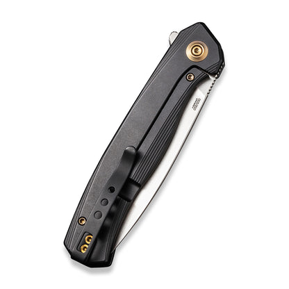 WE Knife Co., Ltd™ Seer Frame Lock WE20015-1 Black 6AL4V Titanium CPM 20CV Stainless Steel Pocket Knife