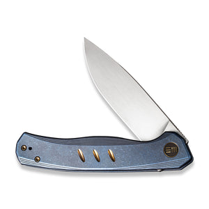 WE Knife Co., Ltd™ Seer Frame Lock WE20015-2 Blue 6AL4V Titanium CPM 20CV Stainless Steel Pocket Knife