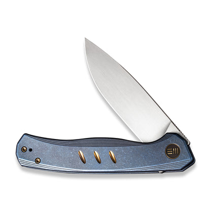 WE Knife Co., Ltd™ Seer Frame Lock WE20015-2 Blue 6AL4V Titanium CPM 20CV Stainless Steel Pocket Knife