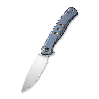 WE Knife Co., Ltd™ Seer Frame Lock WE20015-2 Blue 6AL4V Titanium CPM 20CV Stainless Steel Pocket Knife