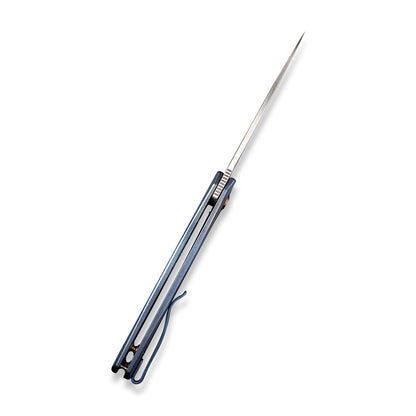 WE Knife Co., Ltd™ Seer Frame Lock WE20015-2 Blue 6AL4V Titanium CPM 20CV Stainless Steel Pocket Knife