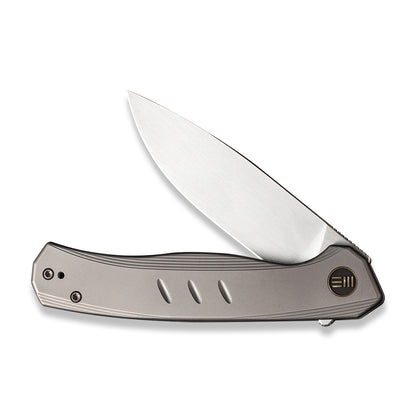 WE Knife Co., Ltd™ Seer Frame Lock WE20015-3 Gray 6AL4V Titanium CPM 20CV Stainless Steel Pocket Knife