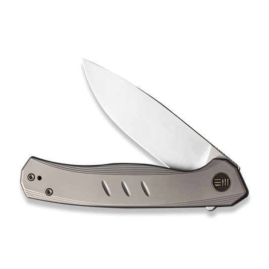 WE Knife Co., Ltd™ Seer Frame Lock WE20015-3 Gray 6AL4V Titanium CPM 20CV Stainless Steel Pocket Knife