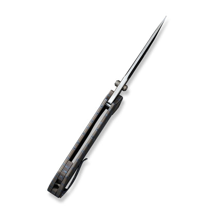 WE Knife Co., Ltd™ Thug XL Frame Lock WE20028D-2 Tiger Stripe Flamed Titanium CPM 20CV Stainless Steel Pocket Knife