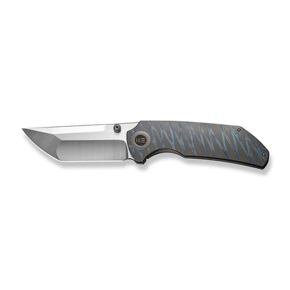 WE Knife Co., Ltd™ Thug XL Frame Lock WE20028D-2 Tiger Stripe Flamed Titanium CPM 20CV Stainless Steel Pocket Knife