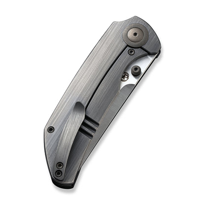 WE Knife Co., Ltd™ Thug XL Frame Lock WE20028E-1 Shredded Carbon Fiber and Titanium CPM 20CV Stainless Steel Pocket Knife
