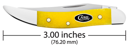 Case XX™ Knives Small Texas Toothpick Yellow Bone 20035 Stainless Pocket Knife