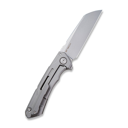 WE Knife Co., Ltd™ Mini Buster Frame Lock WE2003A Gray 6AL4V Titanium CPM 20CV Stainless Steel Pocket Knife
