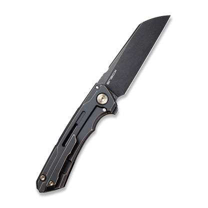 WE Knife Co., Ltd™ Mini Buster Frame Lock WE2003B Black 6AL4V Titanium CPM 20CV Stainless Steel Pocket Knife