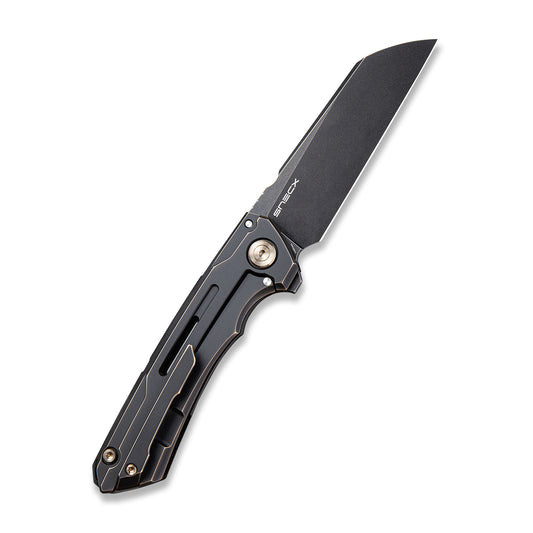 WE Knife Co., Ltd™ Mini Buster Frame Lock WE2003B Black 6AL4V Titanium CPM 20CV Stainless Steel Pocket Knife