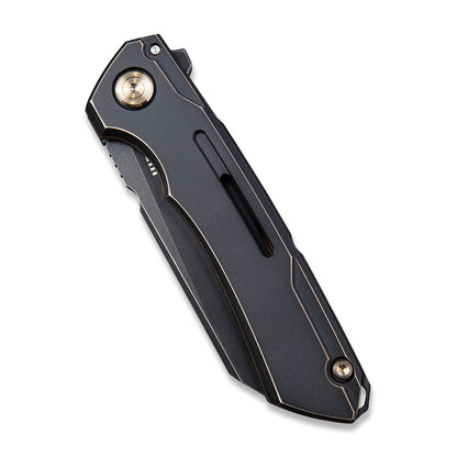 WE Knife Co., Ltd™ Mini Buster Frame Lock WE2003B Black 6AL4V Titanium CPM 20CV Stainless Steel Pocket Knife