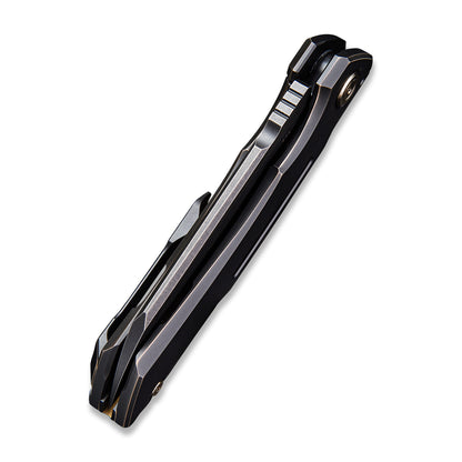 WE Knife Co., Ltd™ Mini Buster Frame Lock WE2003B Black 6AL4V Titanium CPM 20CV Stainless Steel Pocket Knife