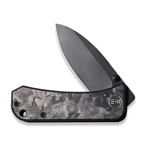 WE Knife Co., Ltd™ Banter Liner Lock WE2004H Black Marble Carbon Fiber CPM S35VN Stainless Steel Pocket Knife