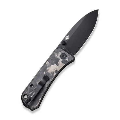 WE Knife Co., Ltd™ Banter Liner Lock WE2004H Black Marble Carbon Fiber CPM S35VN Stainless Steel Pocket Knife