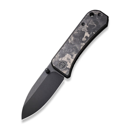 WE Knife Co., Ltd™ Banter Liner Lock WE2004H Black Marble Carbon Fiber CPM S35VN Stainless Steel Pocket Knife