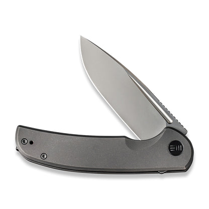 WE Knife Co., Ltd™ Beacon Frame Lock WE20061B-1 Gray 6AL4V Titanium CPM 20CV Stainless Steel Pocket Knife