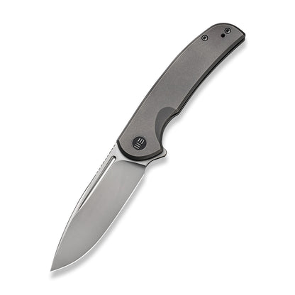 WE Knife Co., Ltd™ Beacon Frame Lock WE20061B-1 Gray 6AL4V Titanium CPM 20CV Stainless Steel Pocket Knife