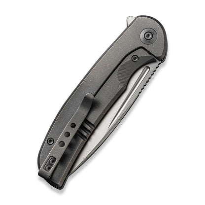 WE Knife Co., Ltd™ Beacon Frame Lock WE20061B-1 Gray 6AL4V Titanium CPM 20CV Stainless Steel Pocket Knife