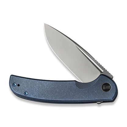 WE Knife Co., Ltd™ Beacon Frame Lock WE20061B-2 Blue 6AL4V Titanium CPM 20CV Stainless Steel Pocket Knife