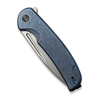 WE Knife Co., Ltd™ Beacon Frame Lock WE20061B-2 Blue 6AL4V Titanium CPM 20CV Stainless Steel Pocket Knife