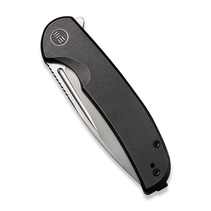 WE Knife Co., Ltd™ Beacon Frame Lock WE20061B-4 Black 6AL4V Titanium CPM 20CV Stainless Steel Pocket Knife