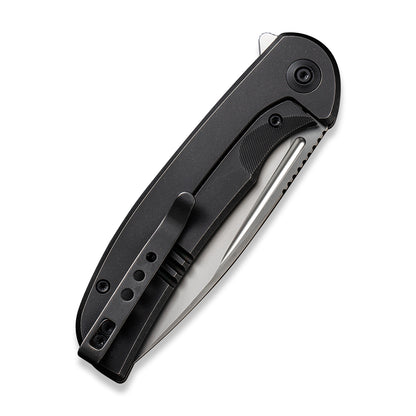 WE Knife Co., Ltd™ Beacon Frame Lock WE20061B-4 Black 6AL4V Titanium CPM 20CV Stainless Steel Pocket Knife